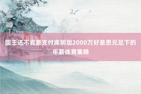国王还不肯意支付库明加2000万好意思元足下的年薪体育集锦
