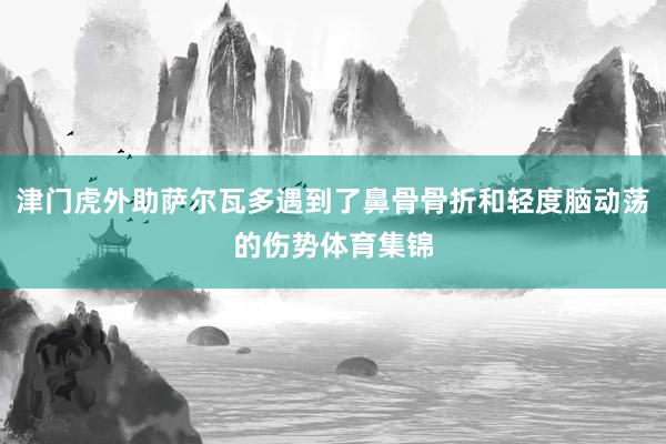 津门虎外助萨尔瓦多遇到了鼻骨骨折和轻度脑动荡的伤势体育集锦