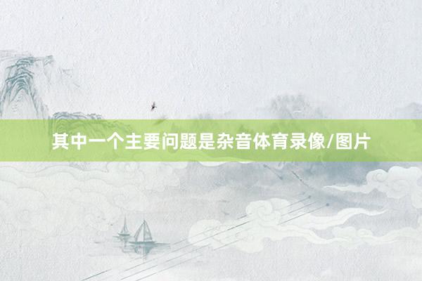 其中一个主要问题是杂音体育录像/图片