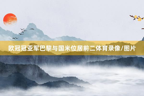 欧冠冠亚军巴黎与国米位居前二体育录像/图片