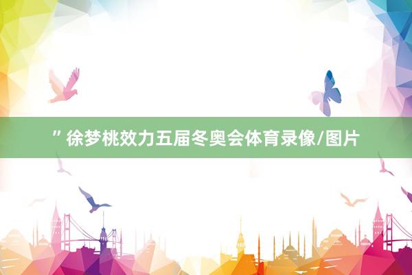 ”徐梦桃效力五届冬奥会体育录像/图片